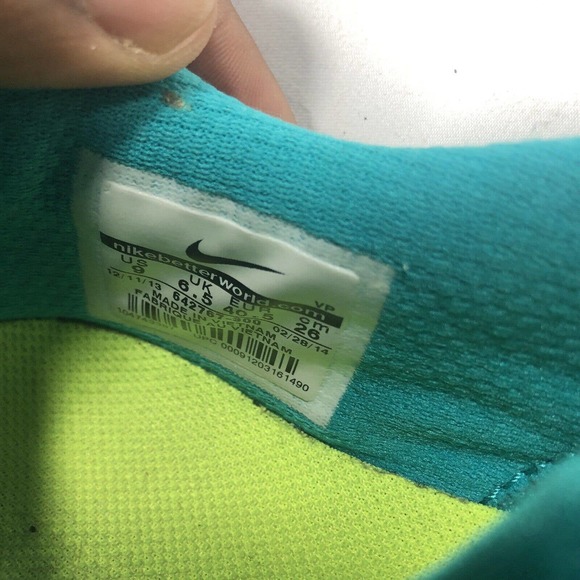 Nike Flex‎ 2014 Run Tribe Green White Running Sneakers Size 9 642767-300 - Picture 8 of 8